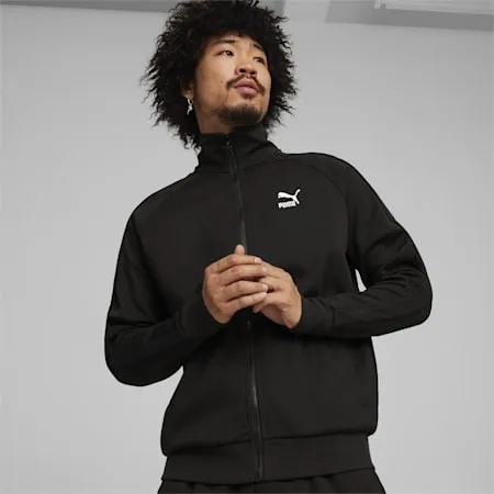 T7 Men's Track Jacket | PUMA Black | PUMA Winter Layers | PUMA 