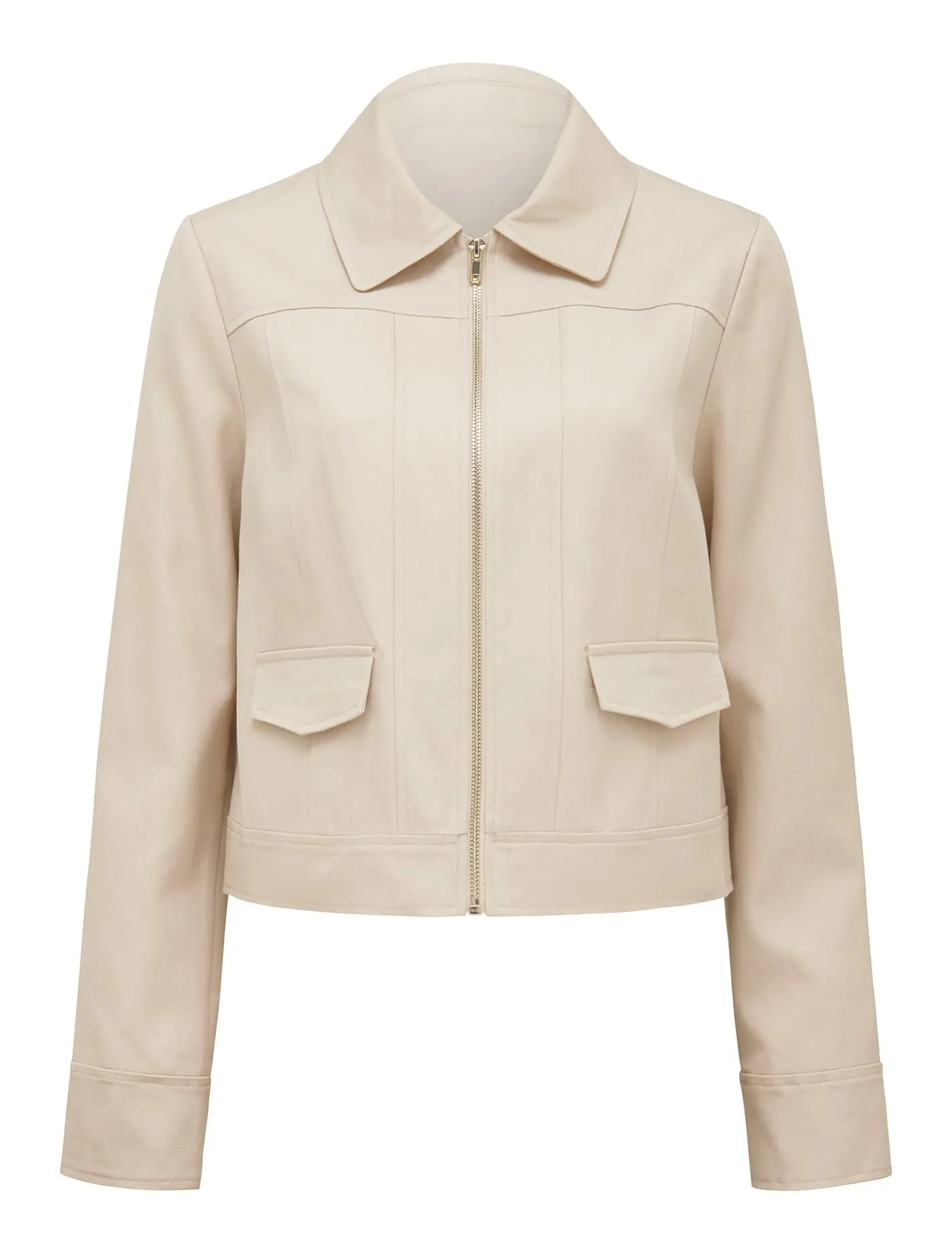 Teresa Zip-Front Jacket