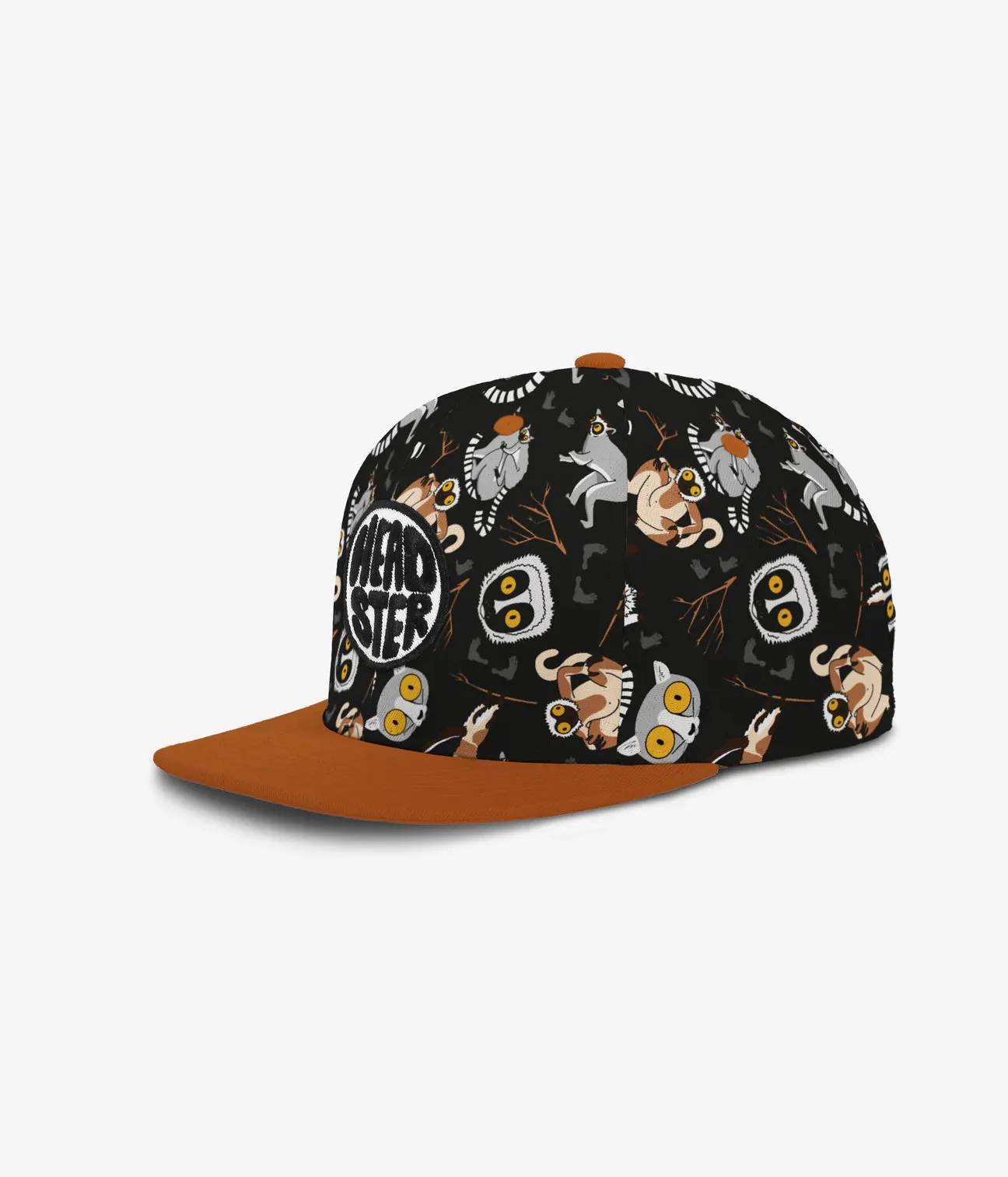 The Crazy Lemurs Snapback Hat - Black - BABY