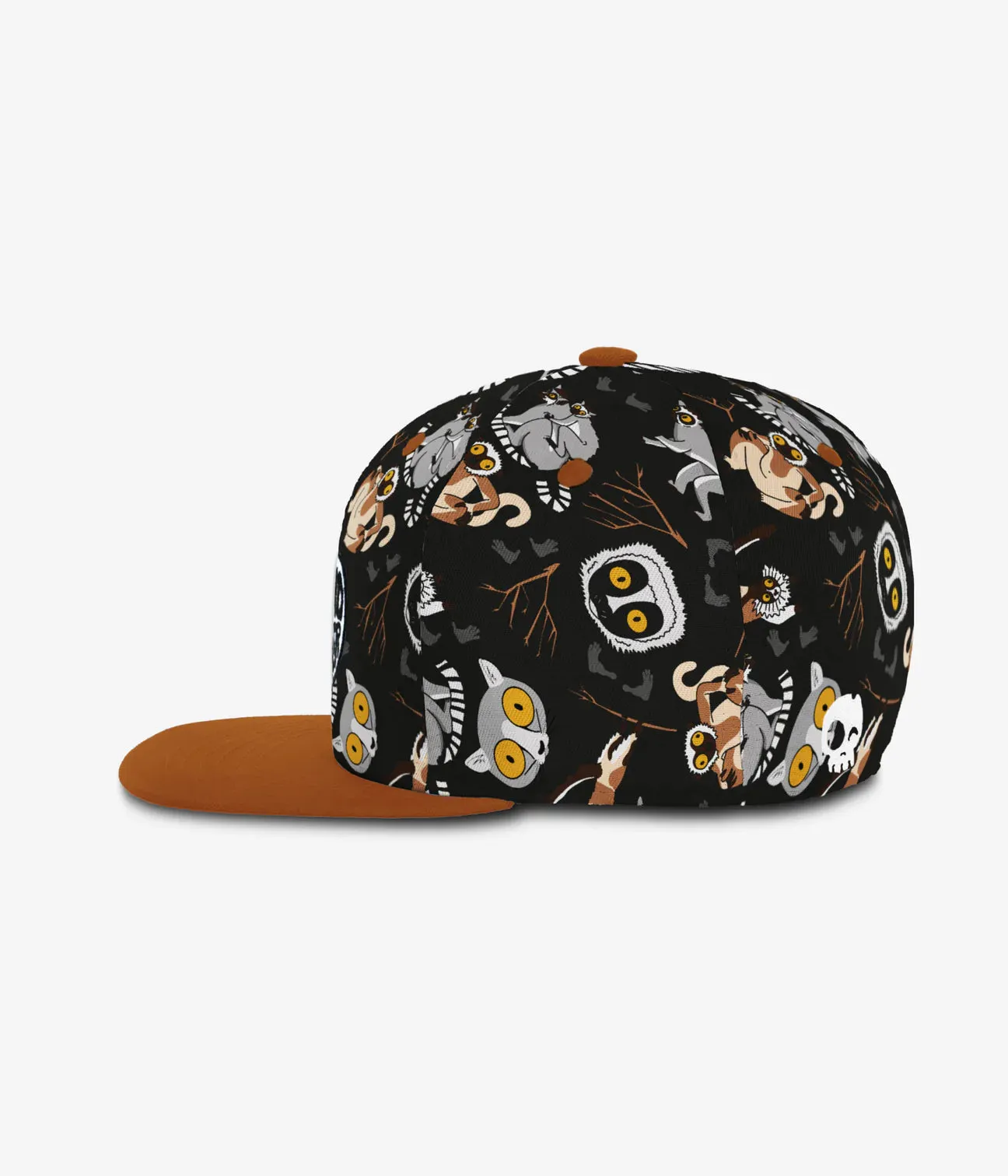 The Crazy Lemurs Snapback Hat - Black - BABY