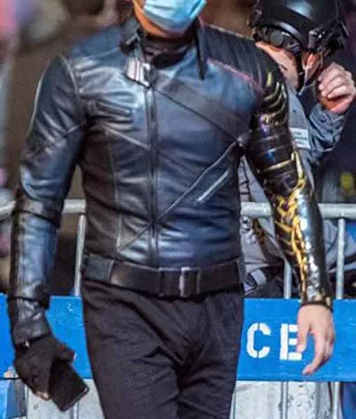 The Falcon And The Winter Soldier Sebastian Stan Leather Jacket