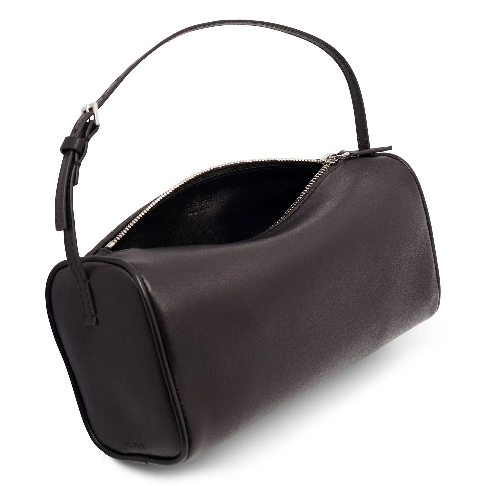 The Row 90'S dark brown leather bag