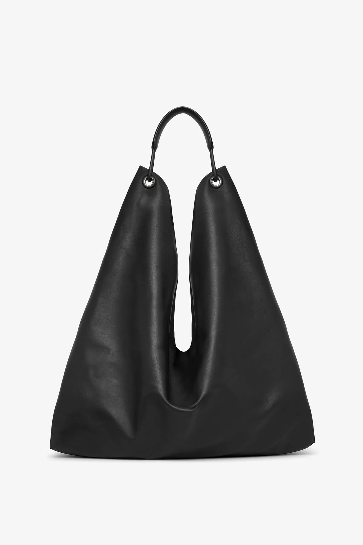 The Row Bindle 3 black leather shoulder bag