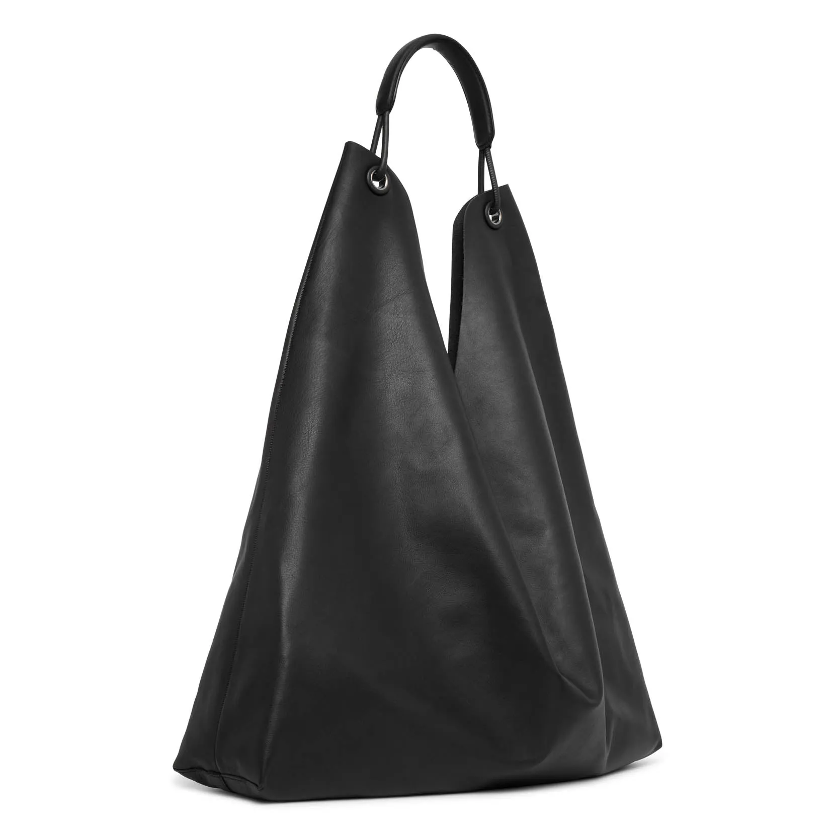 The Row Bindle 3 black leather shoulder bag