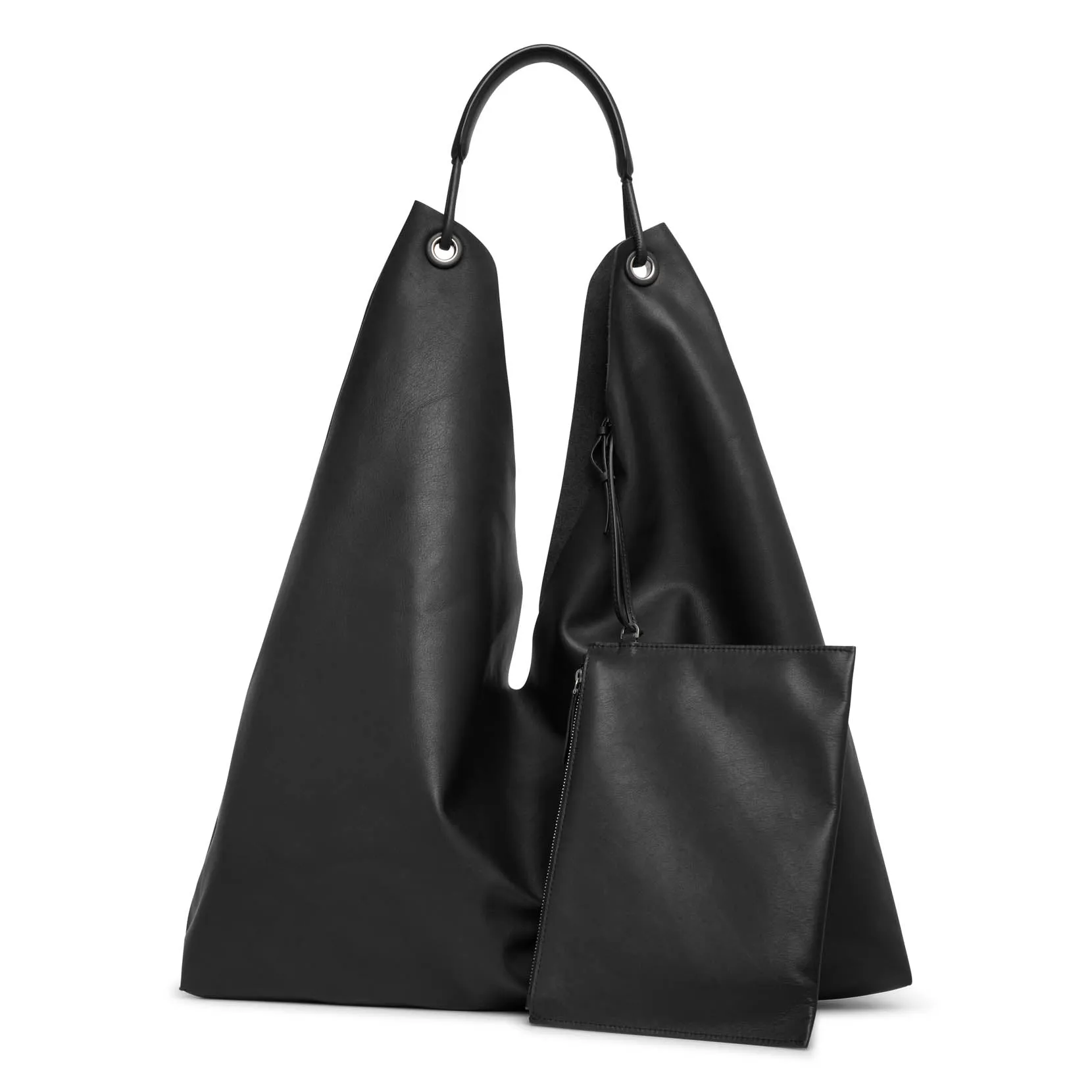 The Row Bindle 3 black leather shoulder bag