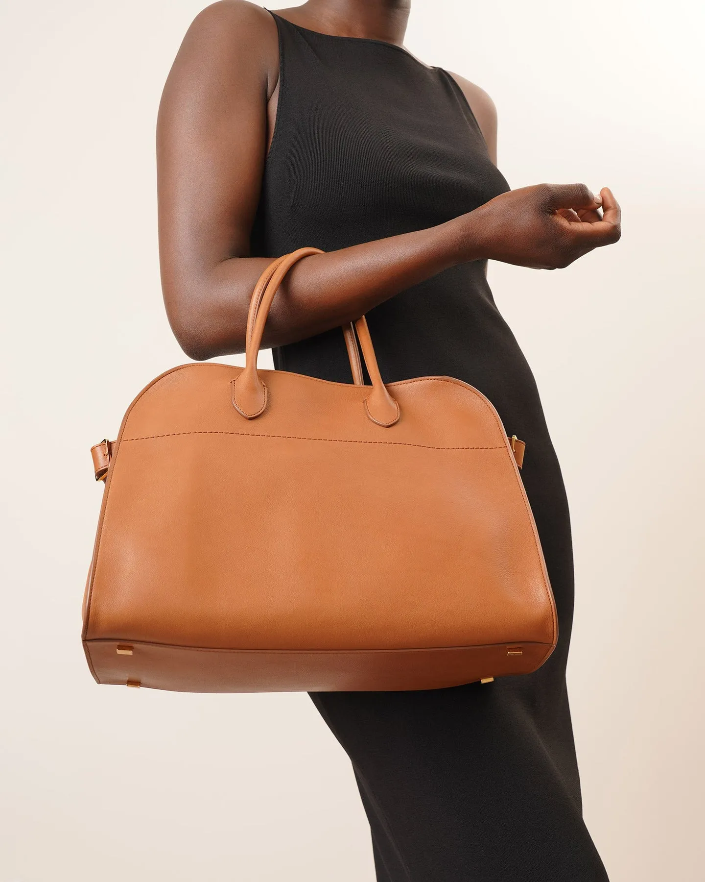 The Row Soft Margaux 15 leather bag