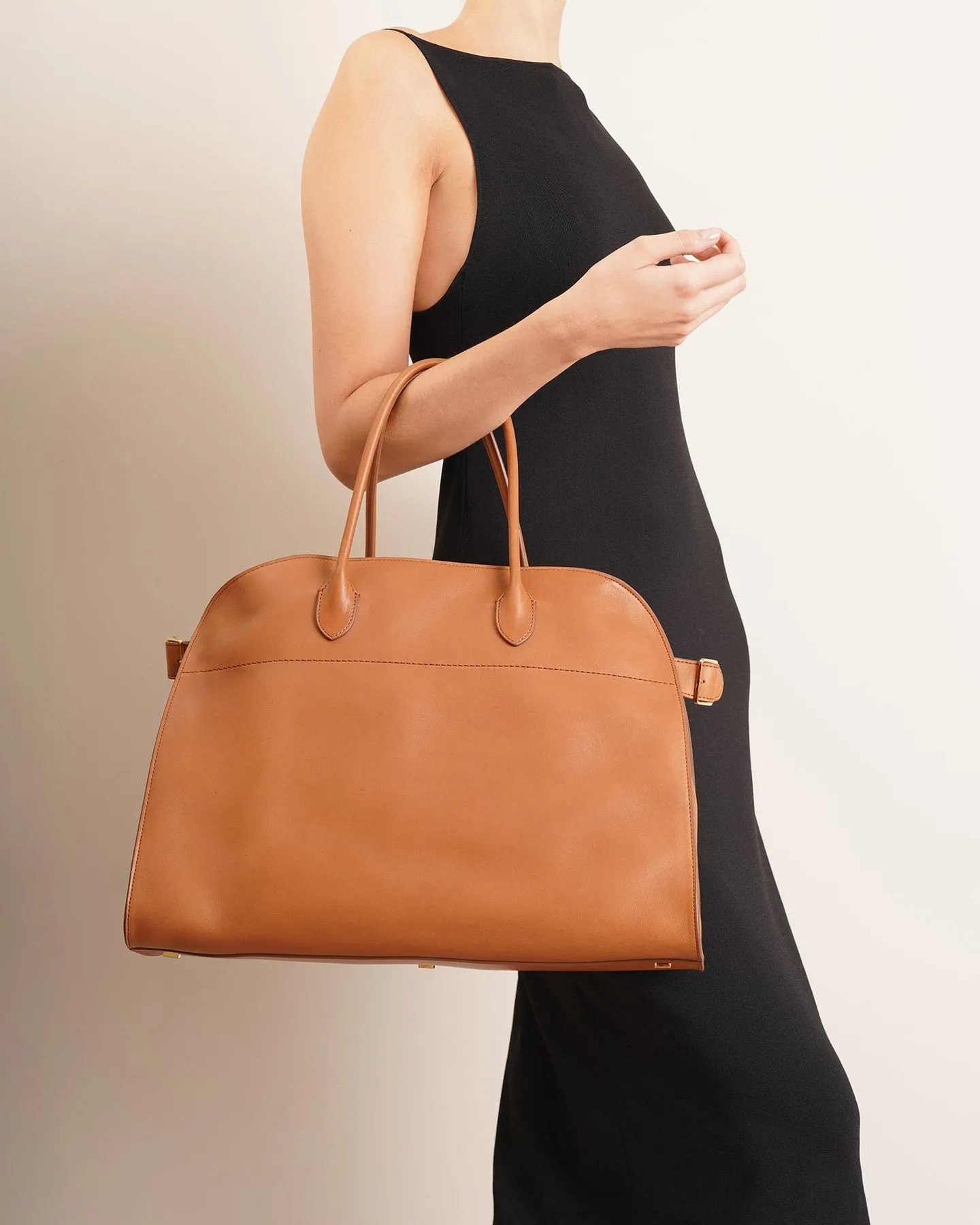 The Row Soft Margaux 17 leather bag