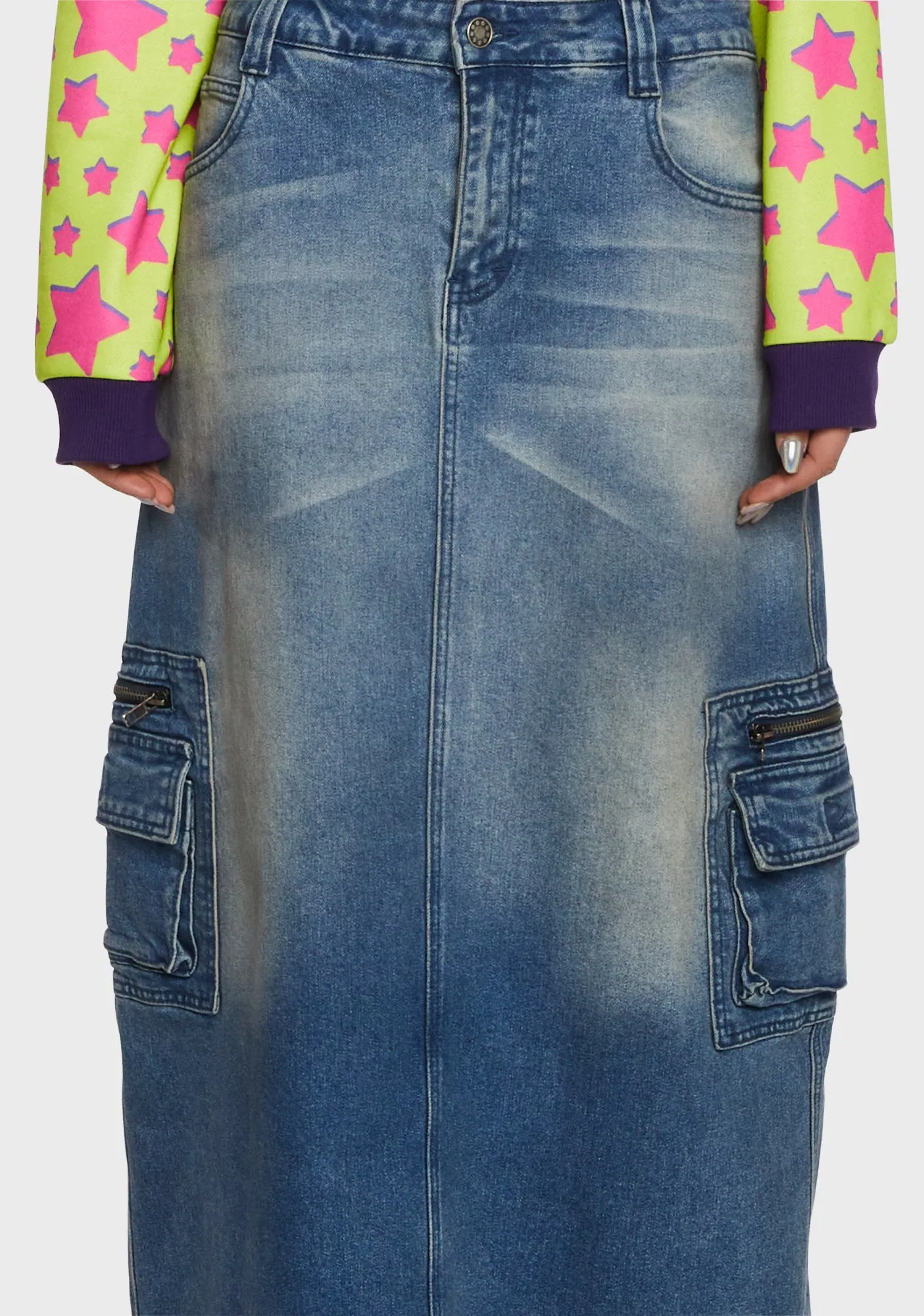 Time Capsule Denim Skirt-