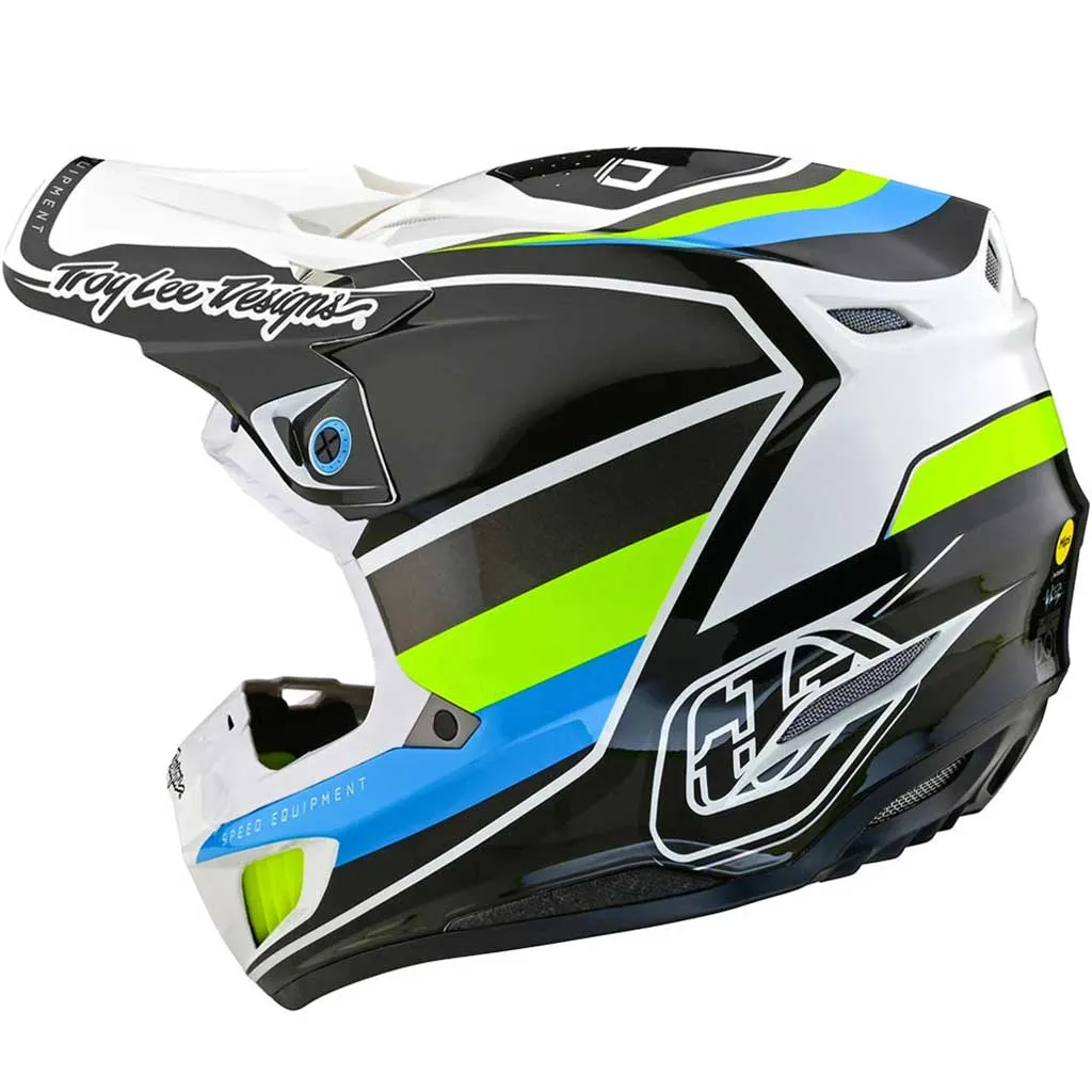 TLD - 24.1 SE5 WHITE/BLUE COMPOSITE HELMET