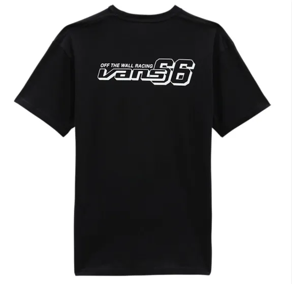 Vans 66 Race Logo Mens Short Sleeve T-Shirt -  Black