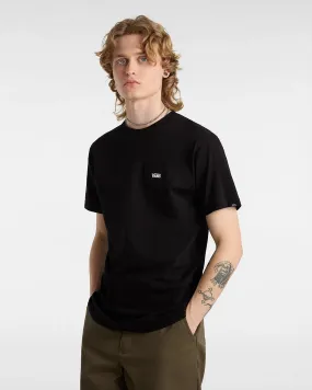 Vans Men's Left Chest Logo T-shirt - Black/ White