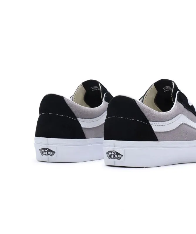 Vans Unisex Sk8 Low Trainer | Black/Grey VN0009QR2B61 at kular fashion