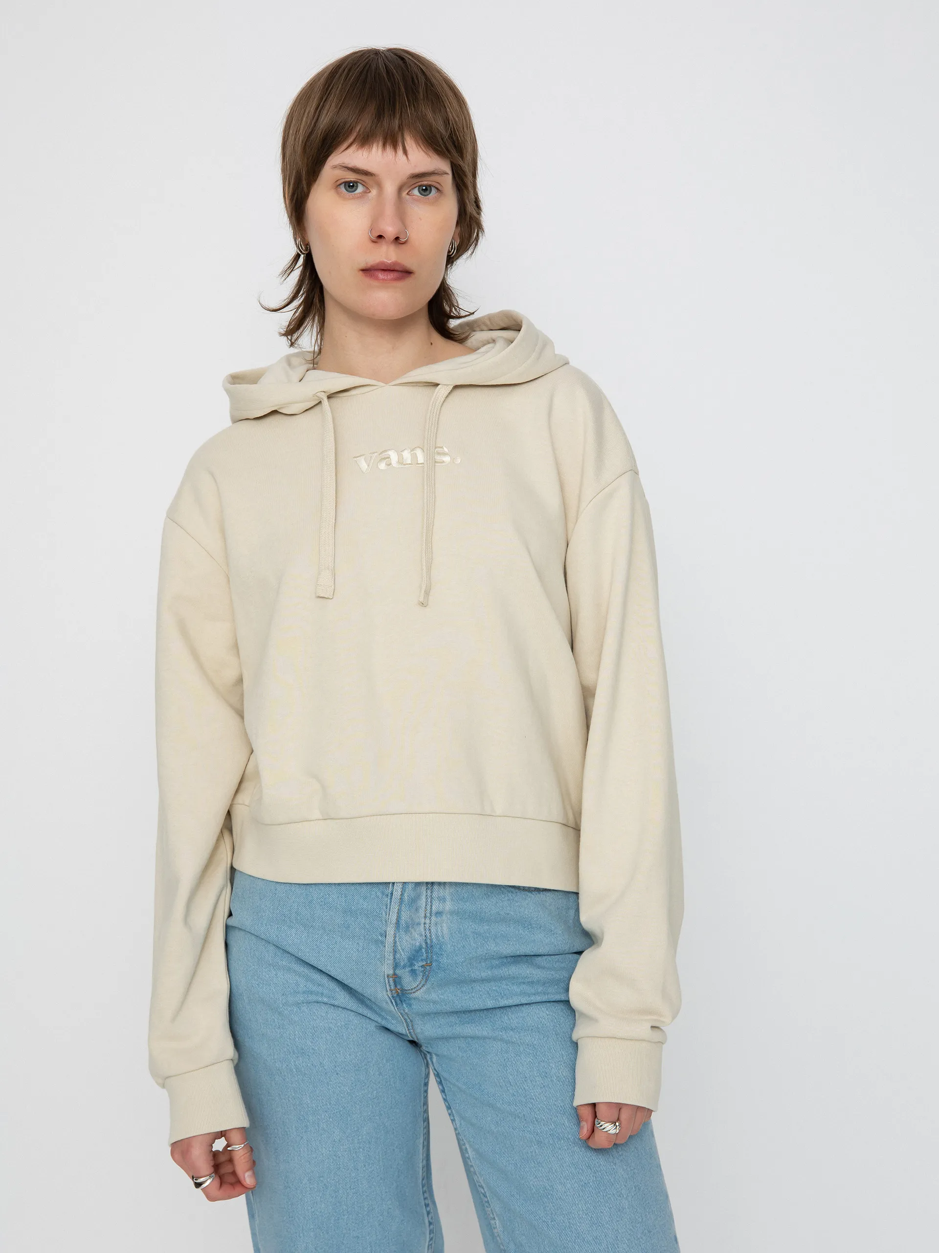 Vans W Essential Ft Rlx HD Wmn Hoodie (oatmeal)