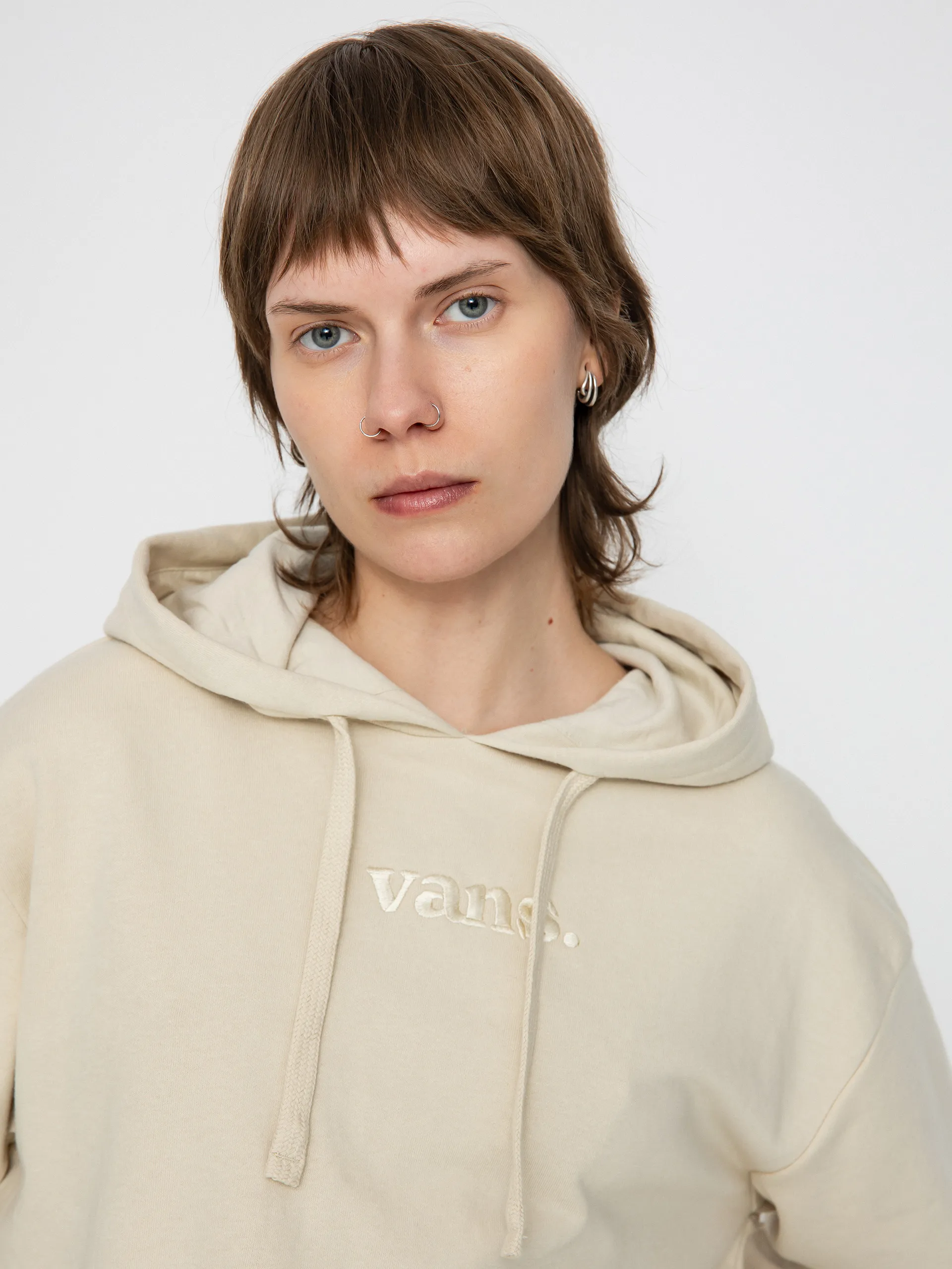 Vans W Essential Ft Rlx HD Wmn Hoodie (oatmeal)