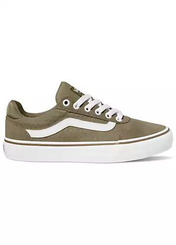 Vans Women’s Olive Suede Ward Deluxe Trainers | Grattan