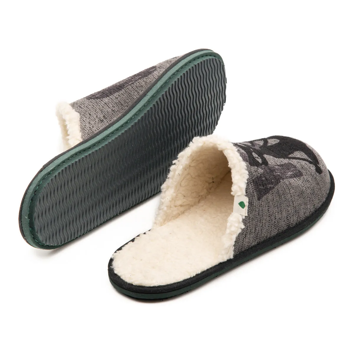 Vegan home slipper GRAY CAT SAW012