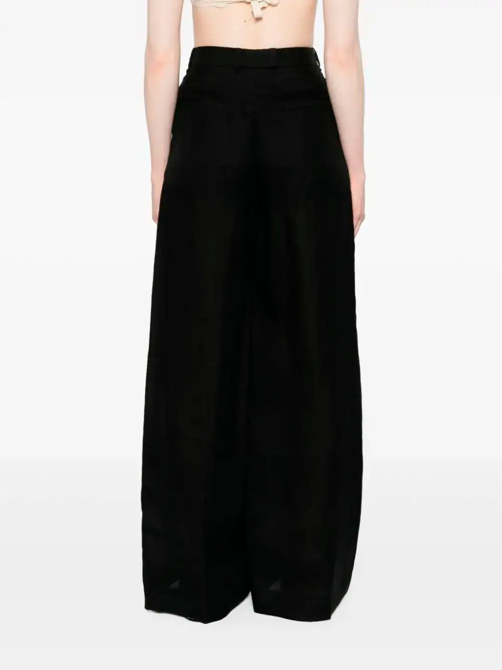 Wide leg sailor trousers