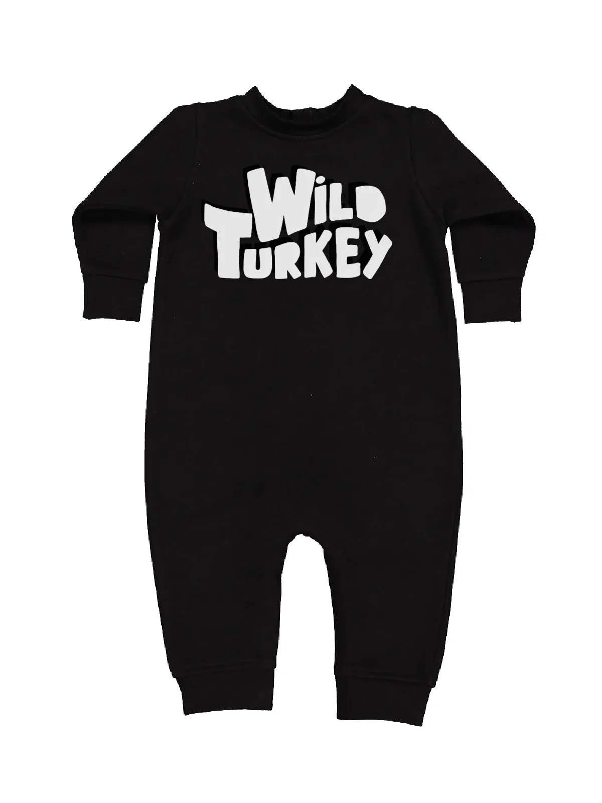 Wild Turkey Infant Thanksgiving Outfit Romper