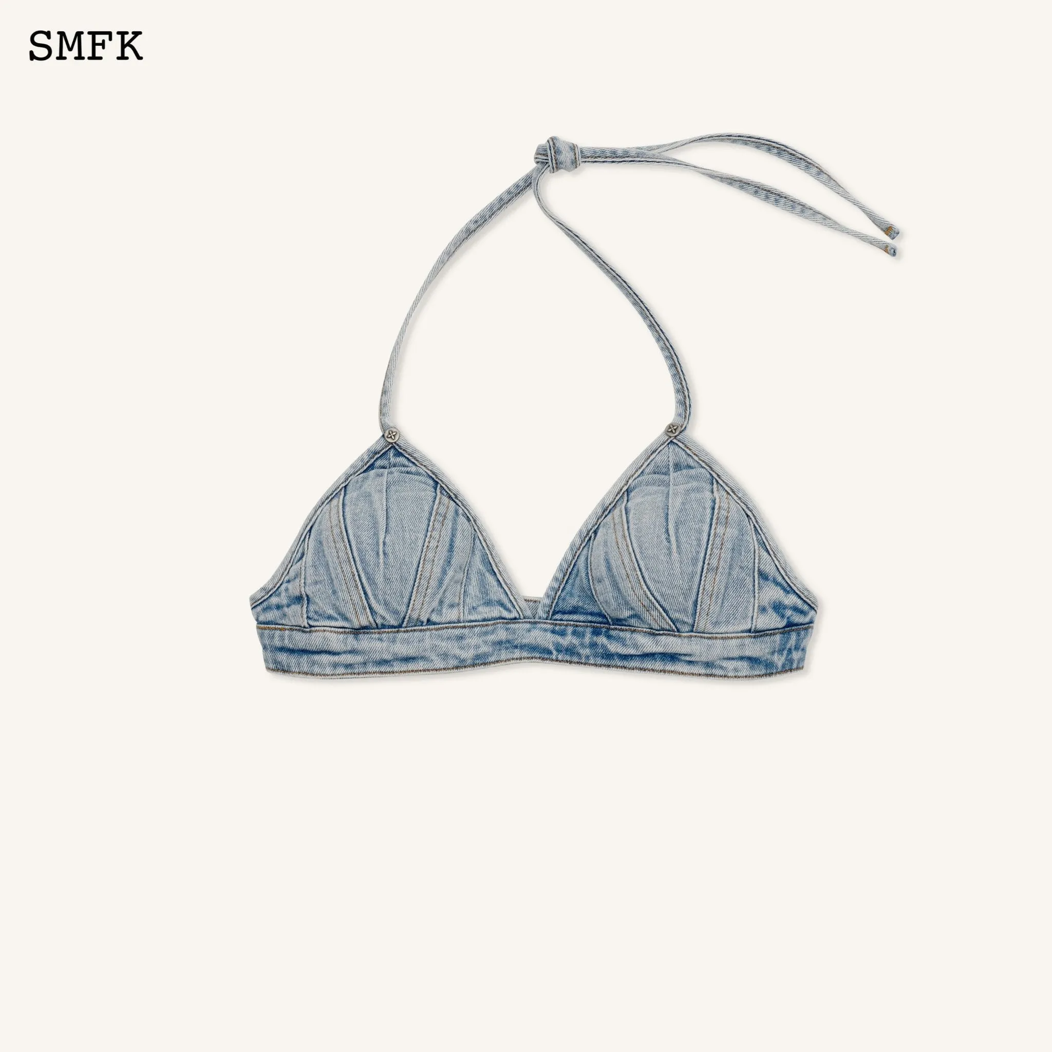 WildWorld Rider Denim Bikini Sky Blue-