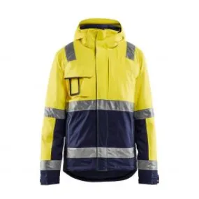 Winter Jacket High Vis 4870 High Vis Geel/Marineblauw - Blåkläder