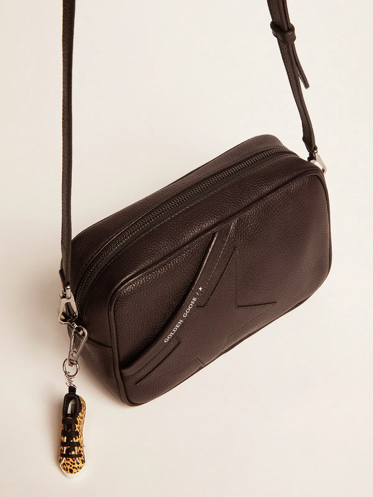 Women's Star bag in black leather