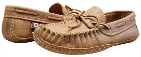 Women's Suede Slipper, unlined, Leather Sole, California Tan