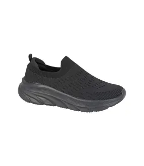 Womens/ladies kingfisher trainers black Rdek