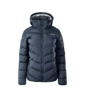 Womens/ladies lady safi ii winter padded jacket blue nights/microchip Hi-Tec