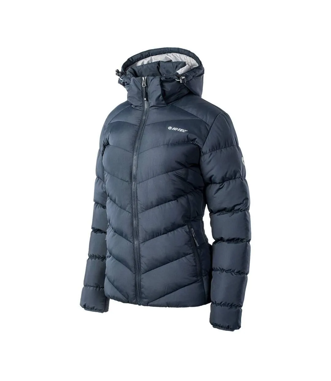 Womens/ladies lady safi ii winter padded jacket blue nights/microchip Hi-Tec