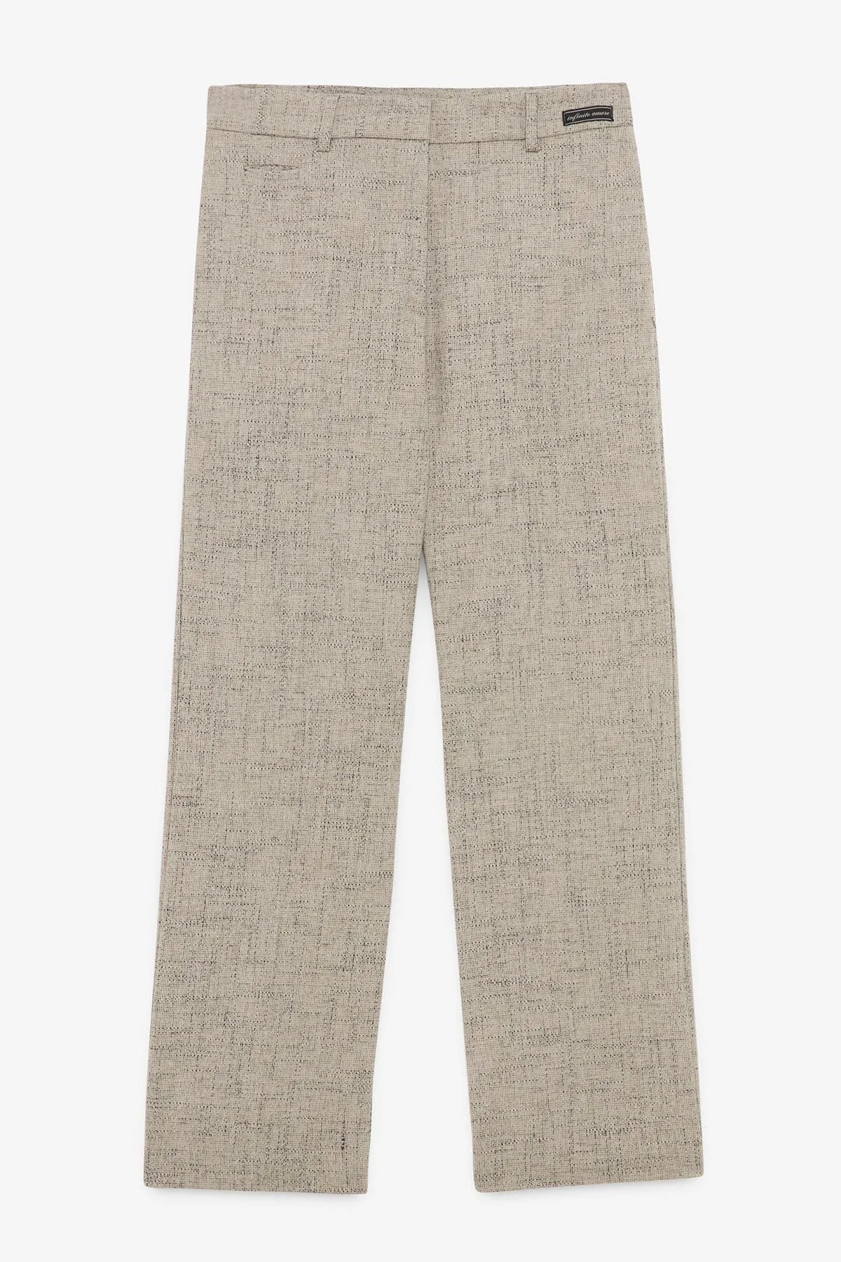 Wool blend anlke lenght trousers