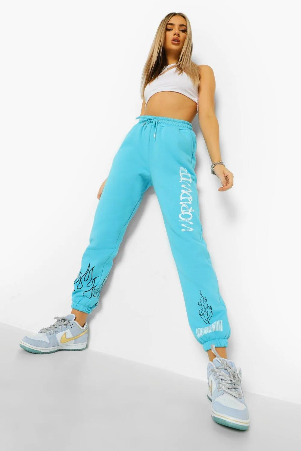 Worldwide Graffiti Print Joggers