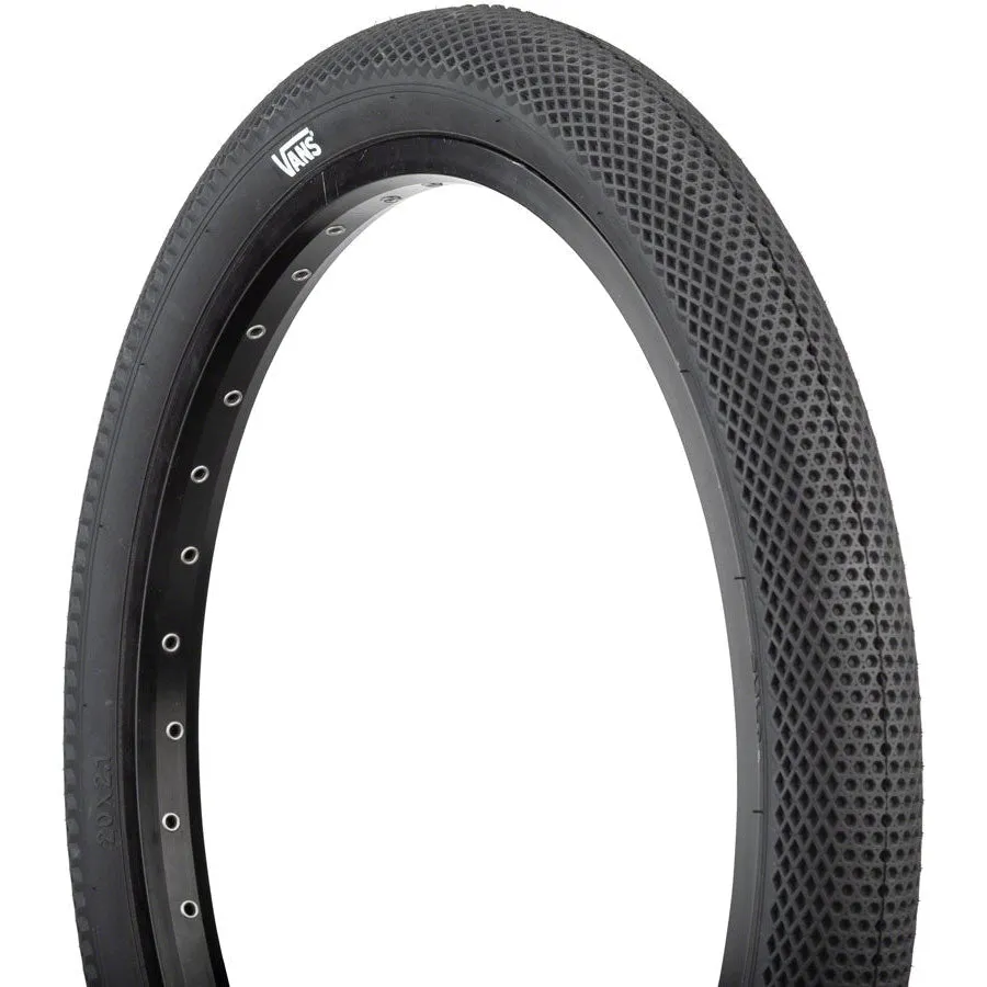 X Vans BMX Bike Tire - 20 x 2.4, Clincher, Wire, Black