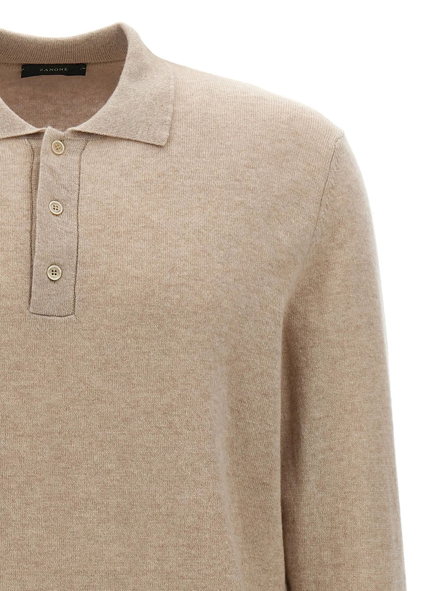 Zanone    Zanone Cashmere Wool Polo Shirt