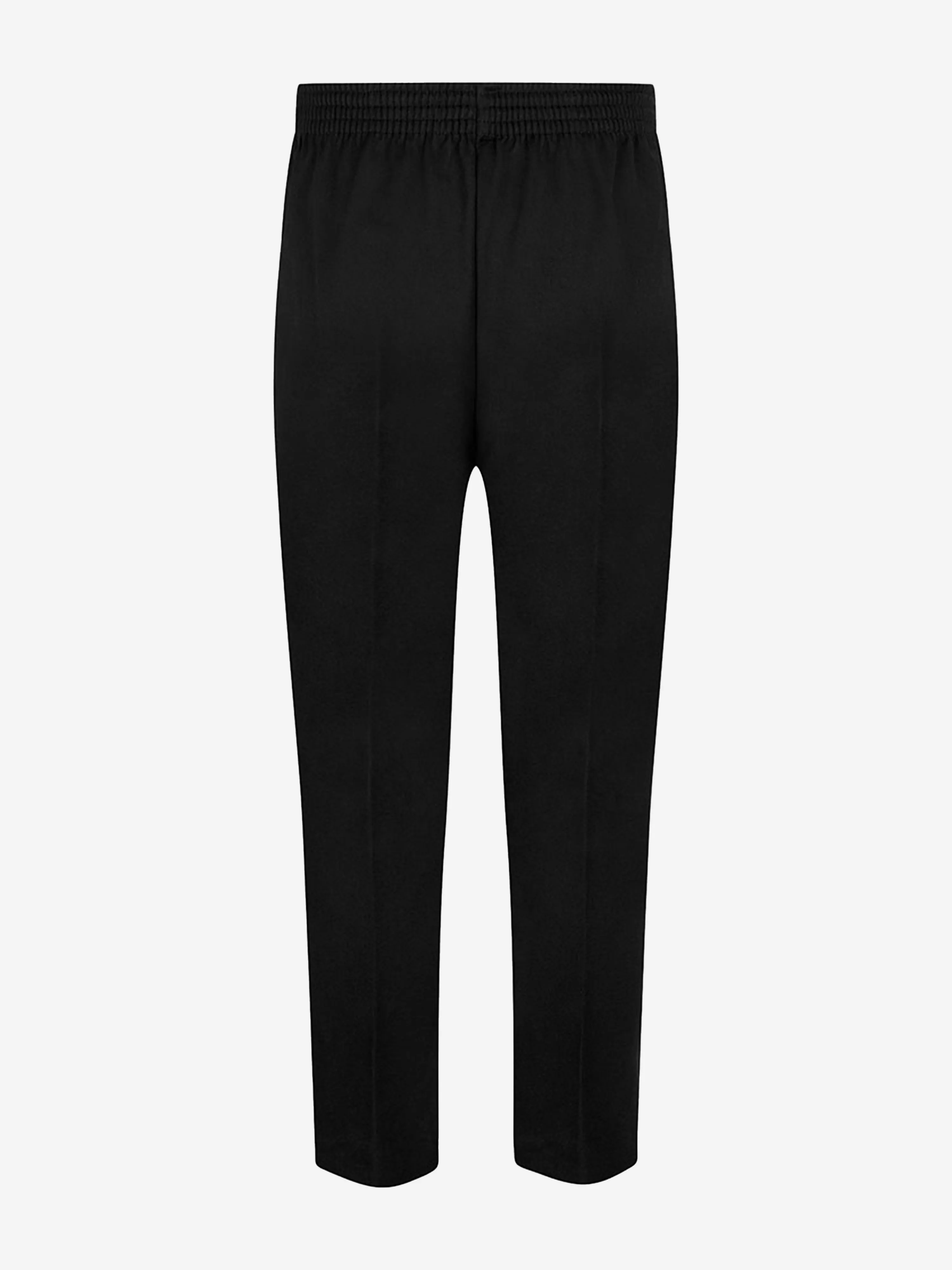 Zeco Boys School Full Elastic Pull Up Trousers in Black